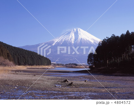 水の少ない田貫湖1997年 4804572