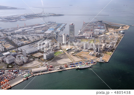 大阪南港ポートタウンを空撮 大阪南港ポートタウンを空撮 4805438