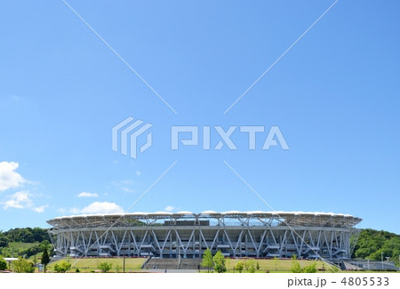 Jリーグが開催されるスタジアムのエコパ(静岡県袋井市) Jリーグが開催されるスタジアムのエコパ(静岡県袋井市) 4805533