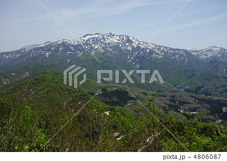 袴腰山からの粟が岳 4806087