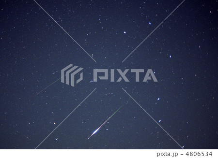 北斗七星から零れ落ちる流れ星 4806534