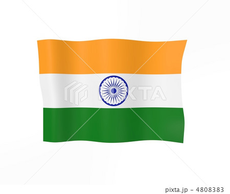 インド国旗のイラスト素材 480