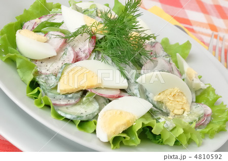 salad with egg salad with egg 4810592