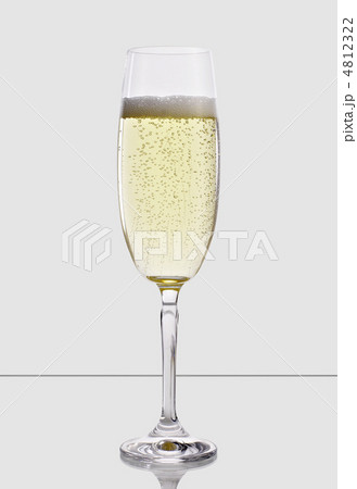 A glass of champagne A glass of champagne 4812322