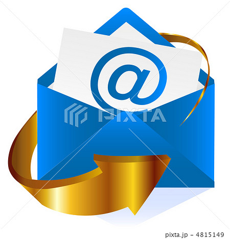 メール　アイコン　手紙　矢印　 4815149