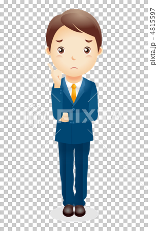 ビジネス男性イラスト 4815597