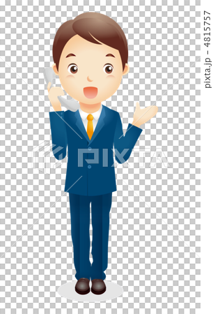 ビジネス男性イラスト ビジネス男性イラスト 4815757
