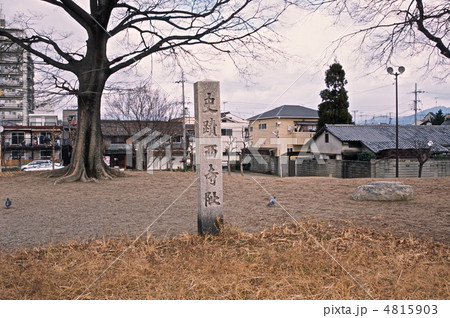 「史蹟 西寺阯」の石碑（京都市南区唐橋） 4815903