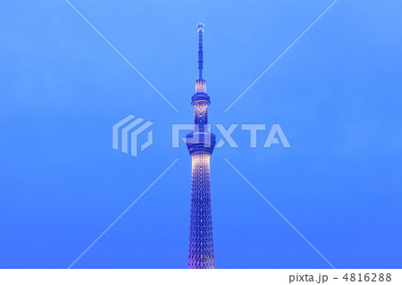 スカイツリーのライトアップ「雅」 スカイツリーのライトアップ「雅」 4816288