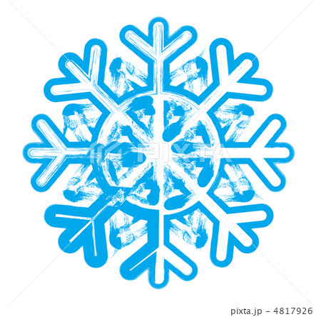 Ice snowflake. 4817926
