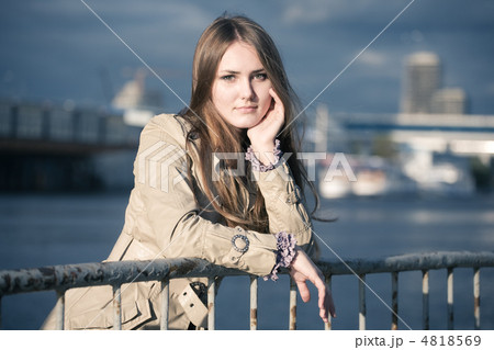 Young woman thoughtful portrait Young woman thoughtful portrait 4818569