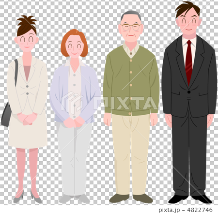 老夫婦と若夫婦 老夫婦と若夫婦 4822746