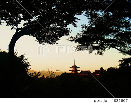 清水寺の夕景 4825607