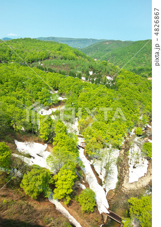 青森　八甲田　城ヶ倉渓谷 4826867