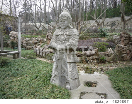 江蘇省南京　世界遺産　呉良・呉禎墓　武官像 4826897