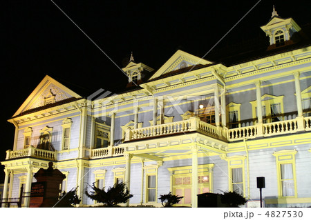 函館の公会堂の夜景　旧函館区公会堂　重要文化財　北海道 4827530