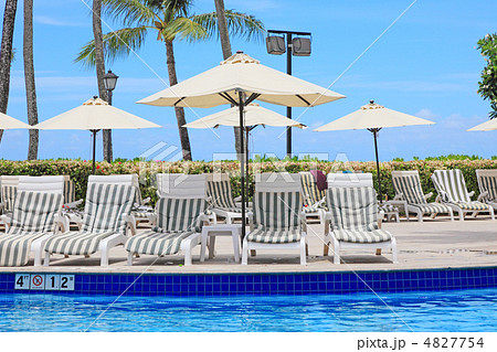 リゾートホテルのプール 4827754