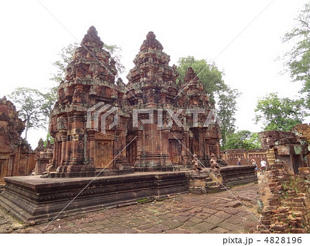 カンボジア バンテアイスレイ遺跡 カンボジア バンテアイスレイ遺跡 4828196