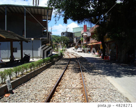 台湾　平渓線　十分駅 4828271