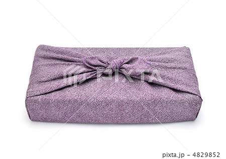 風呂敷包み 紫 白バック 風呂敷包み 紫 白バック 4829852