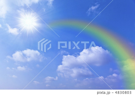 青空にかかる虹 4830803