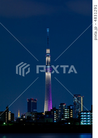 東京スカイツリーライトアップ　雅 4831291
