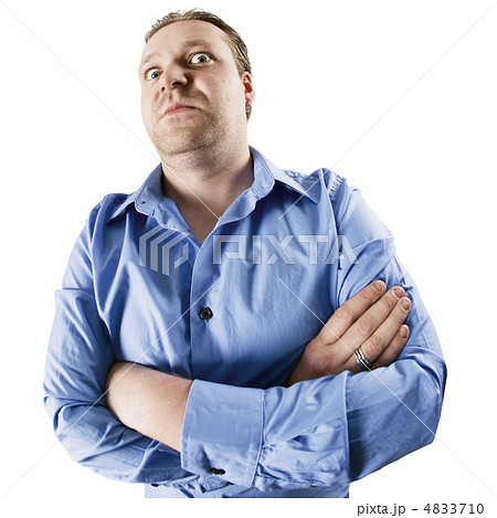 Angry stubborn man 4833710