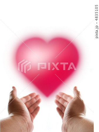 ハートを包み込む手 4835105