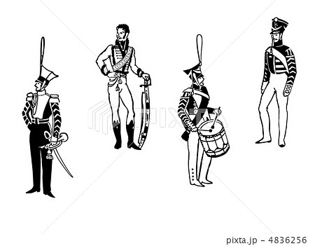vector illustration officers to old army 4836256