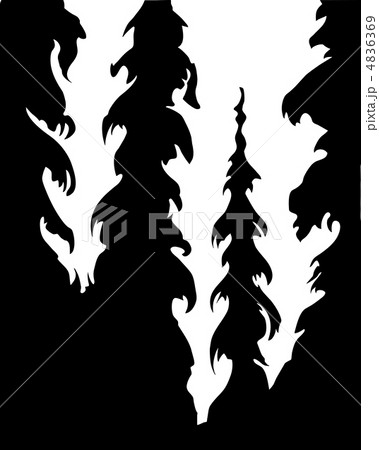 vector silhouette wood on white background vector silhouette wood on white background 4836369
