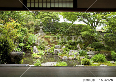 実光院の額縁庭園 4836420