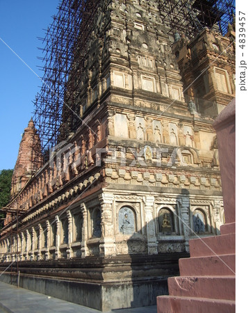 インド ブッダ・ガヤー マハーボーディ寺院 インド ブッダ・ガヤー マハーボーディ寺院 4839457