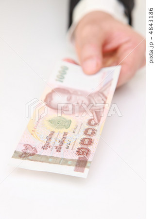 1000バーツ紙幣 1000バーツ紙幣 4843186