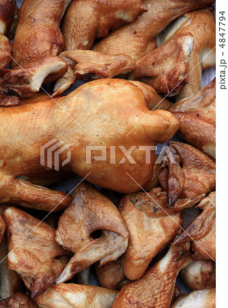 smoked hen on rural market smoked hen on rural market 4847794