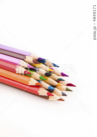 colored pencils - isolated colored pencils - isolated 4849171