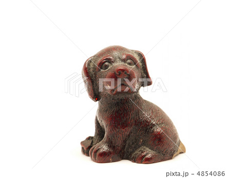 Ceramic figure on a white background 4854086