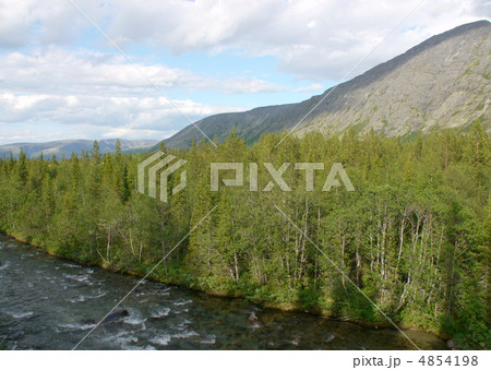 Big mountain in north of Russia 4854198