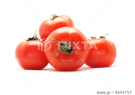 Fresh cherry tomatoes isolated on white 4854757