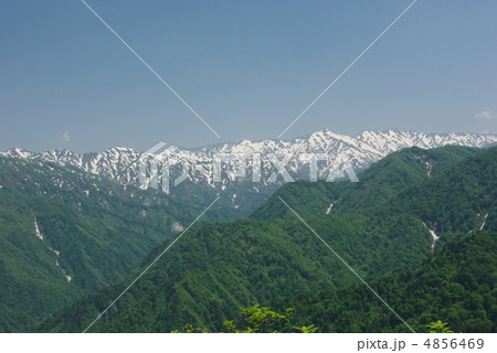 爼倉山からの飯豊連峰 4856469