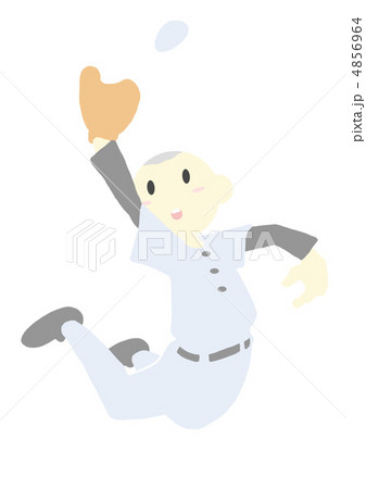 野球少年のイラスト素材