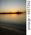 リゾートの夕日 4857262