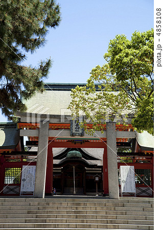 住吉大社 住吉鳥居と幸壽門 住吉大社 住吉鳥居と幸壽門 4858108