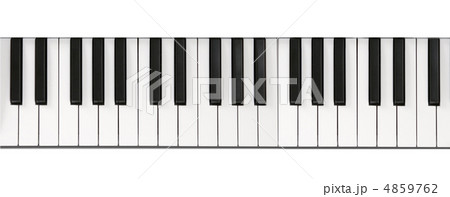 Piano keyboard close-up 4859762