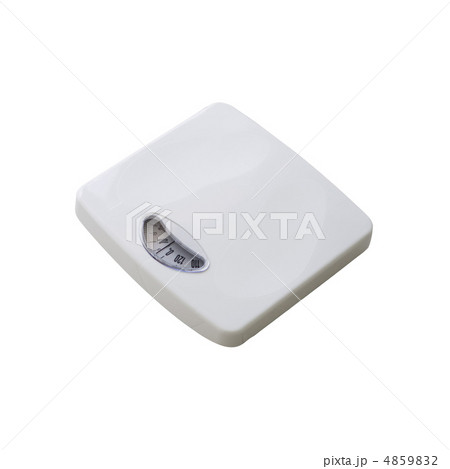 Dieting concept with scales isolated on the white Dieting concept with scales isolated on the white 4859832