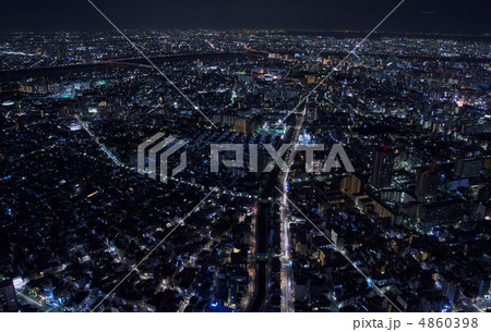 東京スカイツリー・天望デッキからの夜景Ⅱ 東京スカイツリー・天望デッキからの夜景Ⅱ 4860398