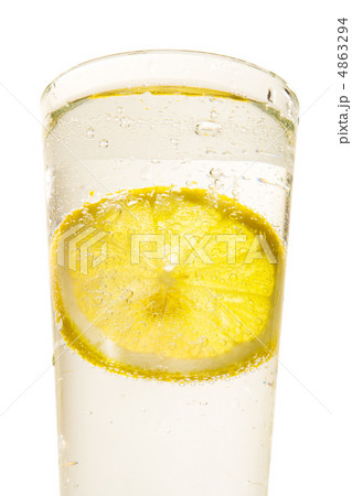 Water with a lemon. 4863294