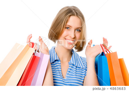 Woman with bags 4863683