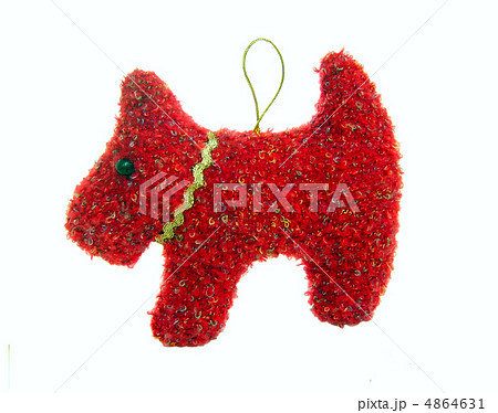 Hand-made toy dog 4864631