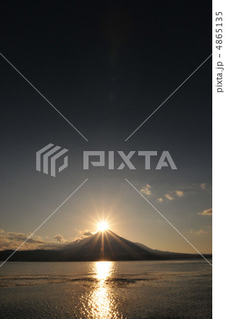 パワースポット 富士山のダイヤモンド富士 パワースポット 富士山のダイヤモンド富士 4865135