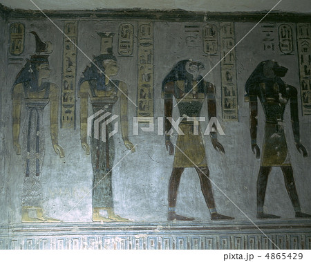 ラムセス3世墓レリーフ 4865429